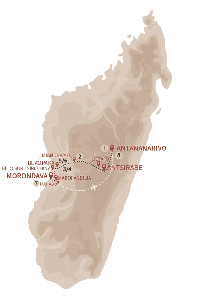 Carte de Madagascar